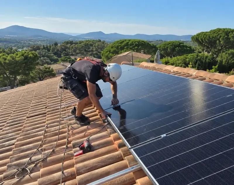 Installateur panneaux solaires Sanary-sur-Mer — pose photovoltaïque sur toiture